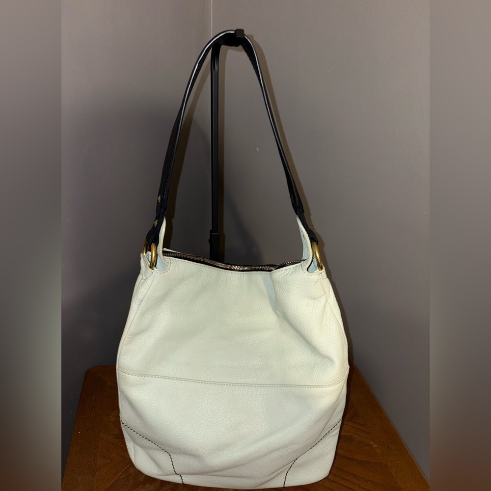 orYANY Cream and Tan Hobo Bag - Picture 4 of 7